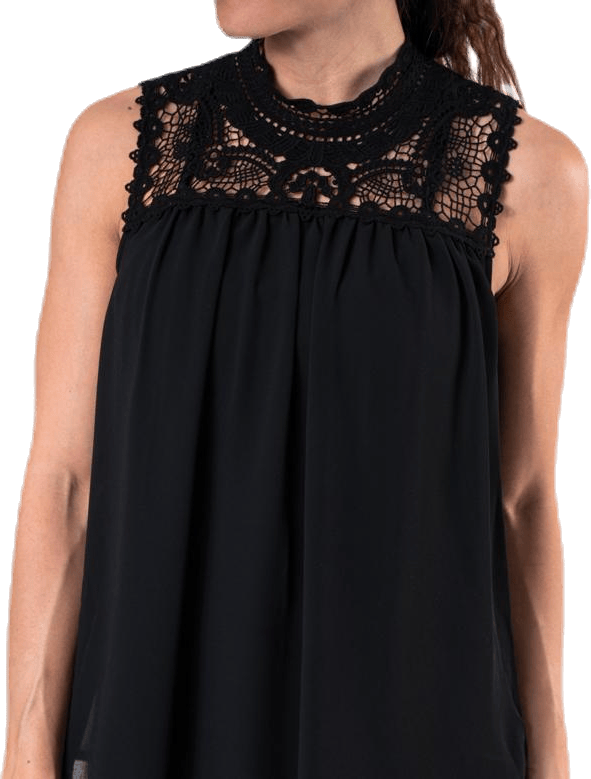 New Cat S/L Top Wvn Black - Bild 4