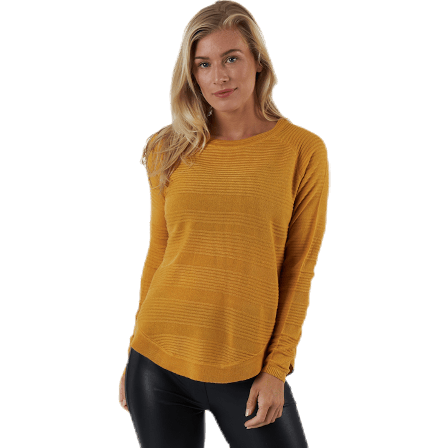 Caviar L/S Pullover Knt Yellow