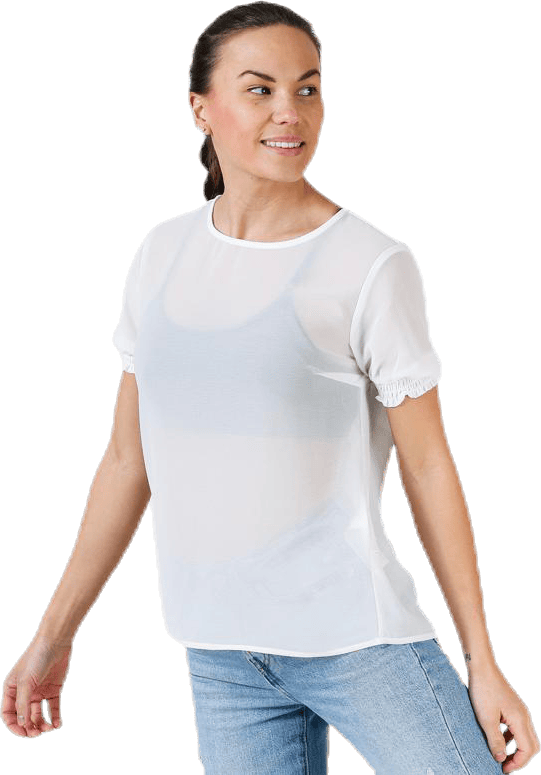 Amalie Ss Smock Top White - Bild 3