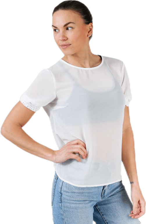 Amalie Ss Smock Top White - Bild 4