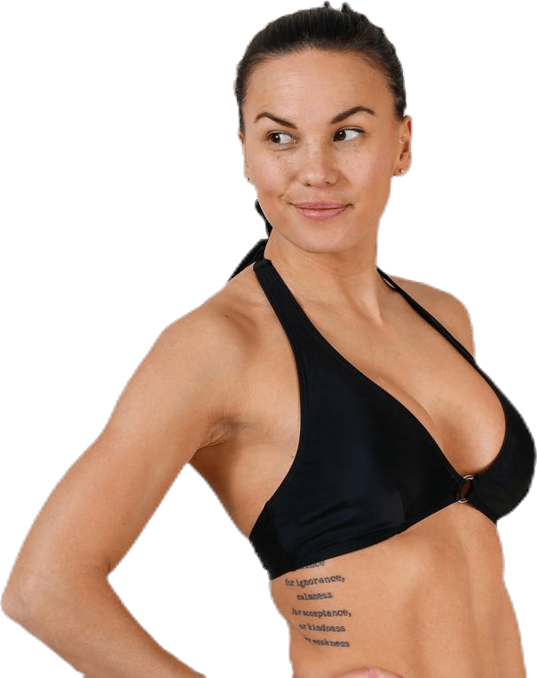 Belin Bikini Halterneck Bra Black - Bild 3