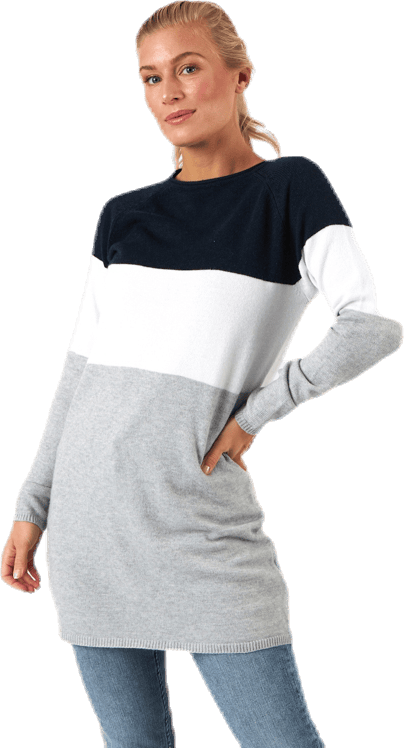 Lillo L/S Dress Knt Blue