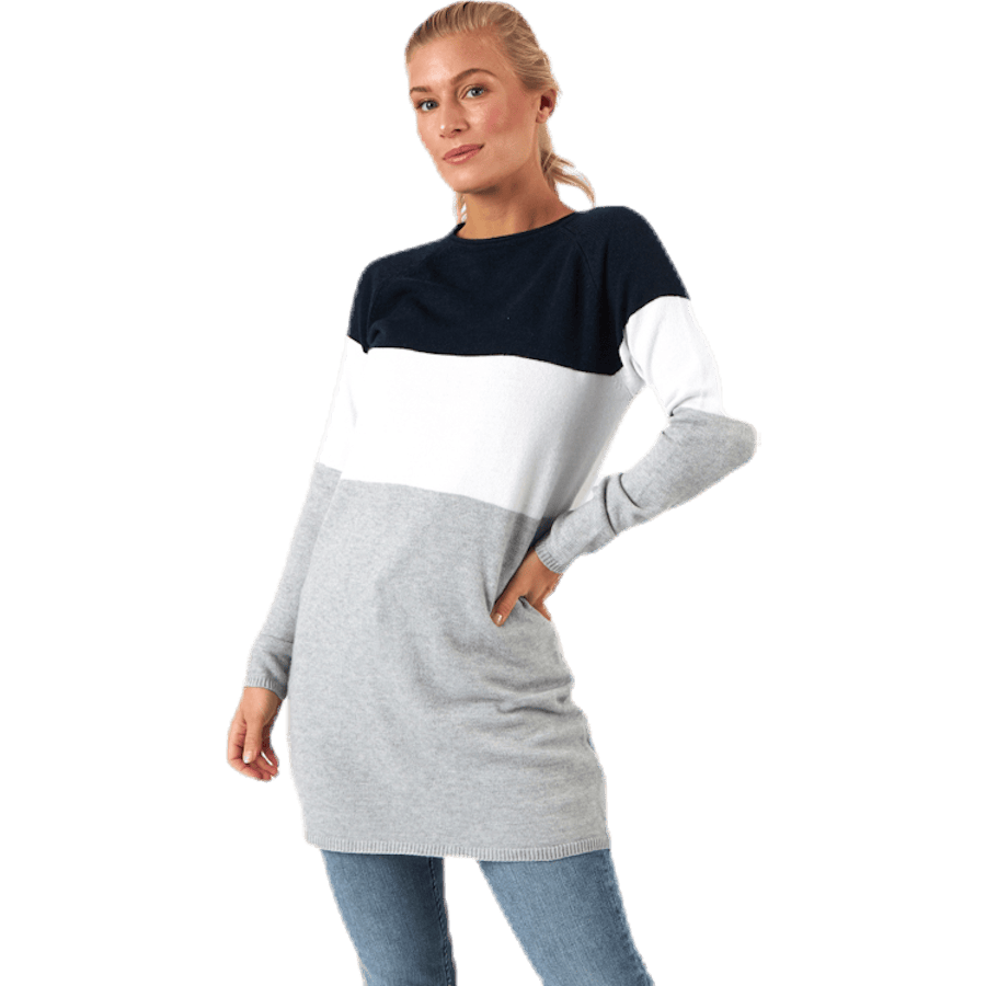 Lillo L/S Dress Knt Blue