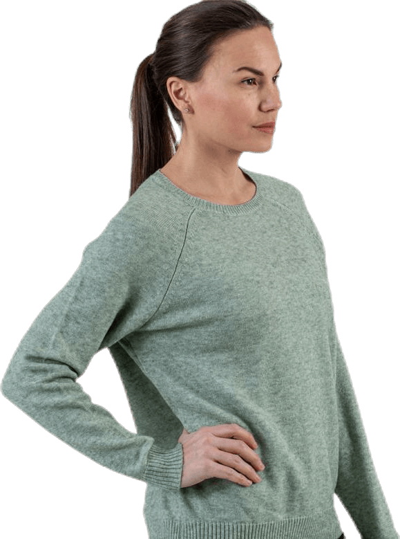 Lesly Kings L/S Pullover Knt Green - Bild 2
