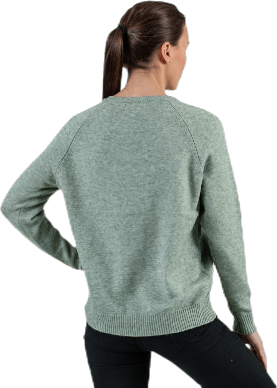 Lesly Kings L/S Pullover Knt Green - Bild 3