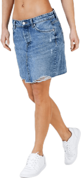 Sky Life Reg Dnm Skirt Blue - Bild 3