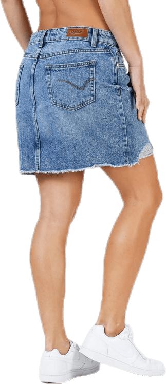 Sky Life Reg Dnm Skirt Blue - Bild 5