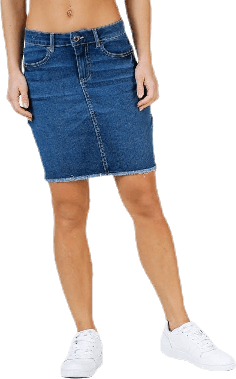 Aia Mw Dnm Skirt Blue, Female, Apparels, skirts & dresses, Blue, M