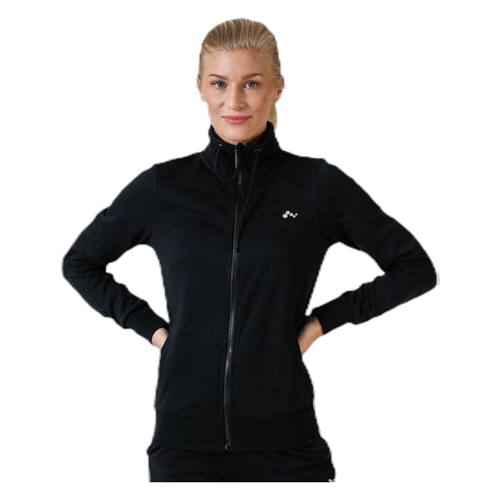 Elina High Neck Sweat Black, Female, Apparels, Shirts, Workout, Black, S