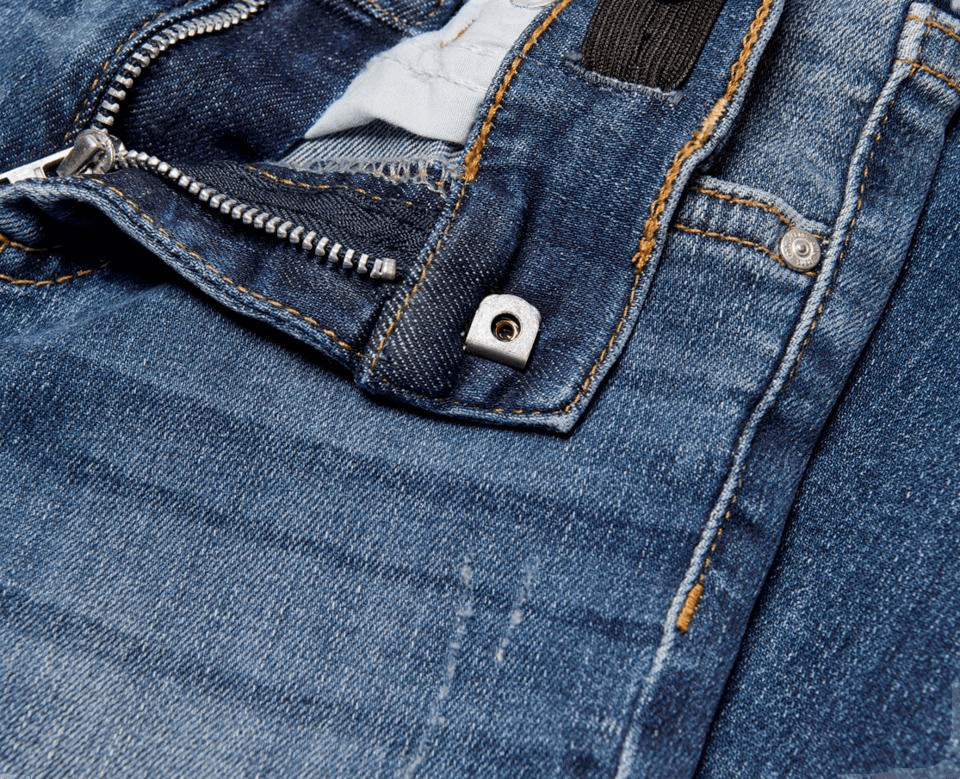 Blush Skinny Raw Jeans Blue - Bild 3