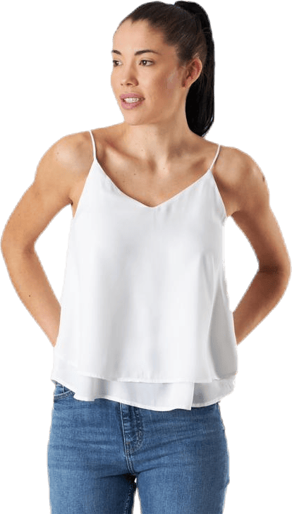 Bodil Slip Top White