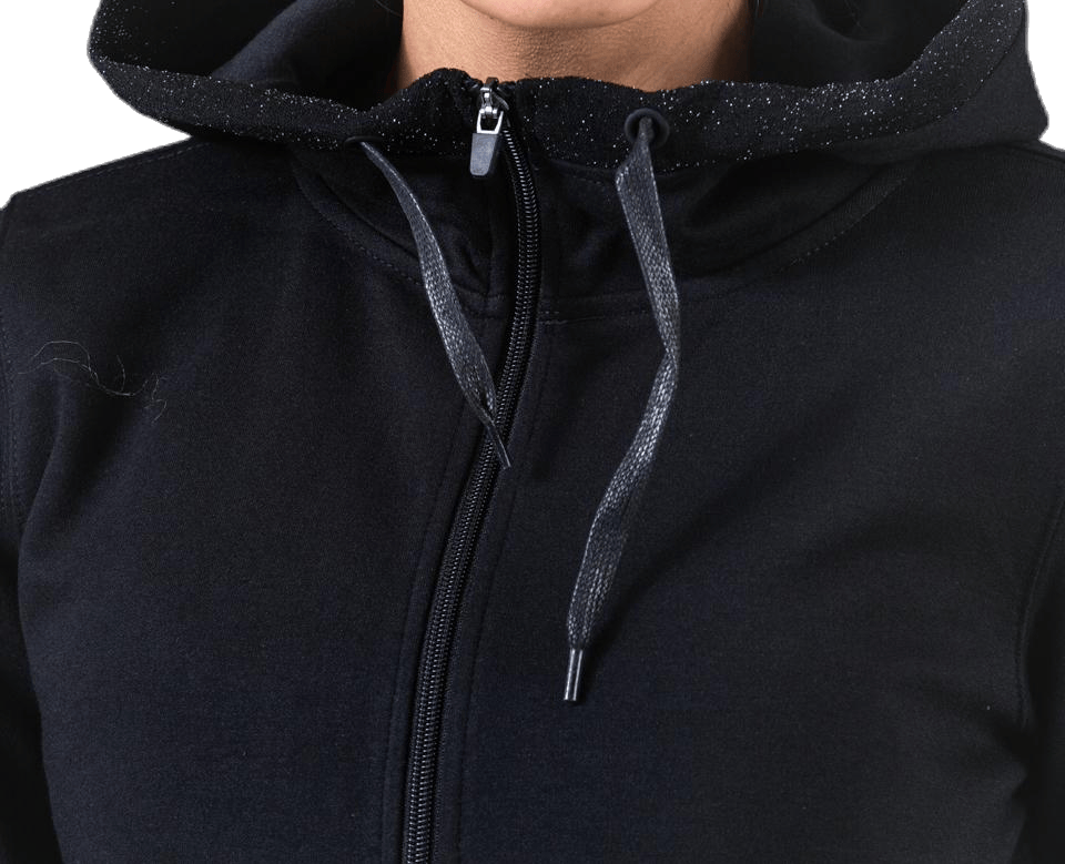 Bellatrix Glitter Zip Hood Sweat Black - Bild 6