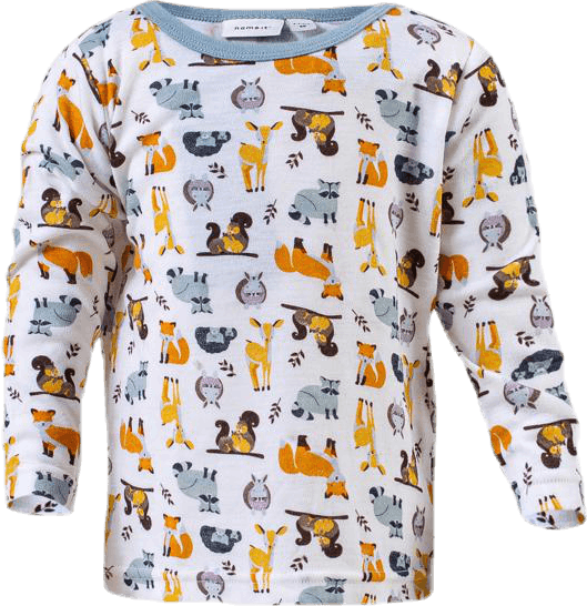 Willit Wool Ls Top Xix White, Unisex, Vêtements, couches de base, Blanc, 104