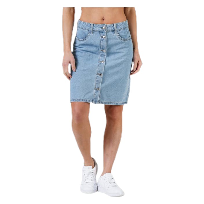 Farrah Reg Dnm Skirt Blue, Female, Kläder, kjolar och klänningar, Blå, 36