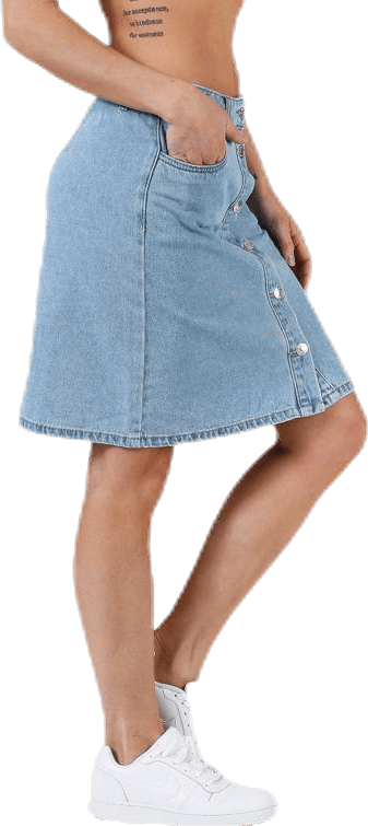 Farrah Reg Dnm Skirt Blue - Bild 4
