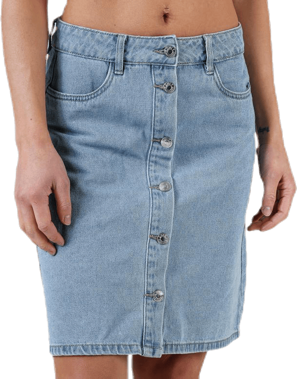 Farrah Reg Dnm Skirt Blue - Bild 5