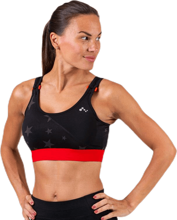 Alya Aop Sports Bra Black - Bild 5