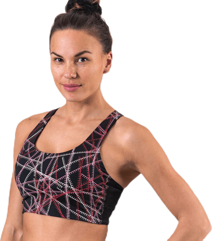 Odele Aop Sports Bra Black - Bild 3