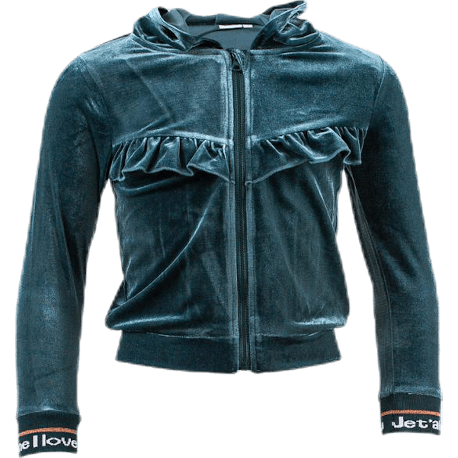 Nille Vel Card W Hood Green