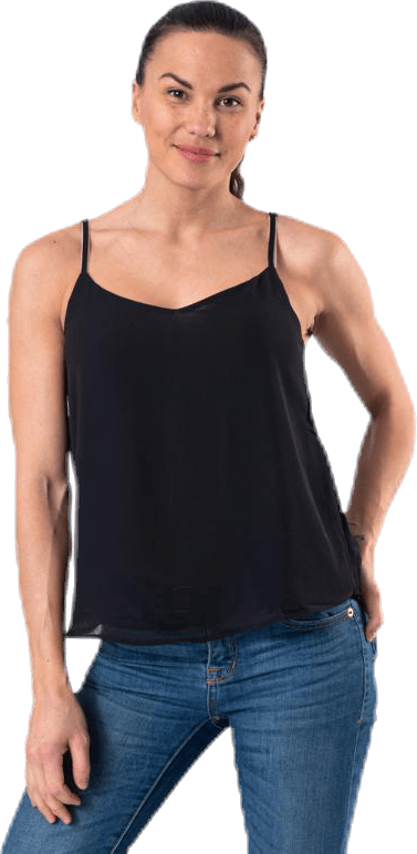 Moon Sl Top Wvn Black