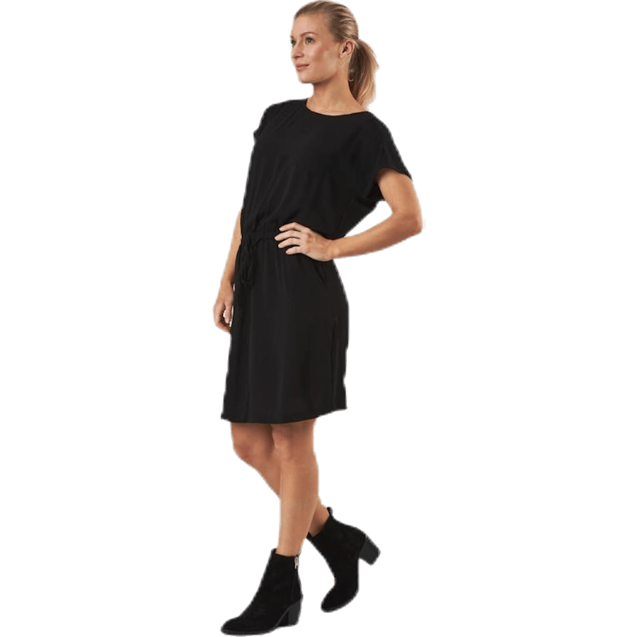 Mariana Myrina S/S Det Dress Wvn Black