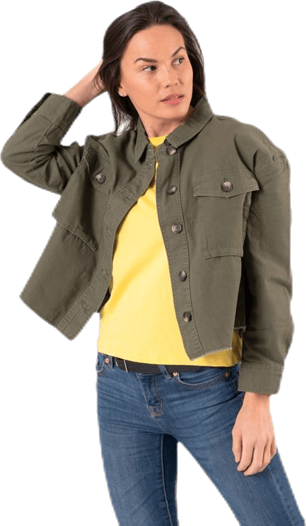 Marina Crop Jacket Green - Bild 4