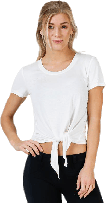 Arli S/S Knot Top White