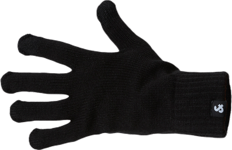 Barry Knitted Gloves Black - Bild 3