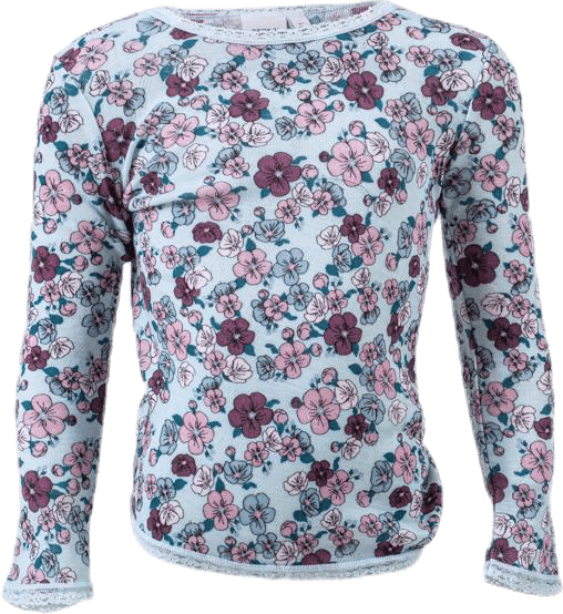 Wang Wool Needle Ls Top Xix Blue, Unisex, Vaatteet, pohjakerrokset, Sininen, 92