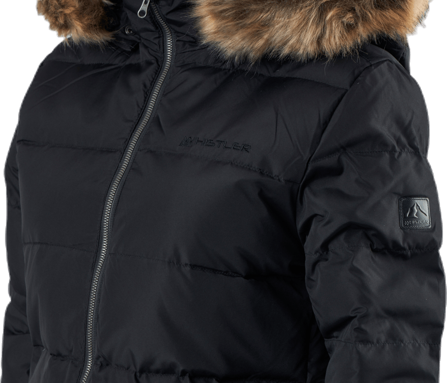 Paranaque Long Down Parka Jacket Black - Bild 5