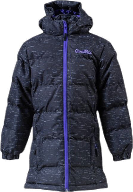 Mariel Girls Long Melange Pro-lite Jacket Black