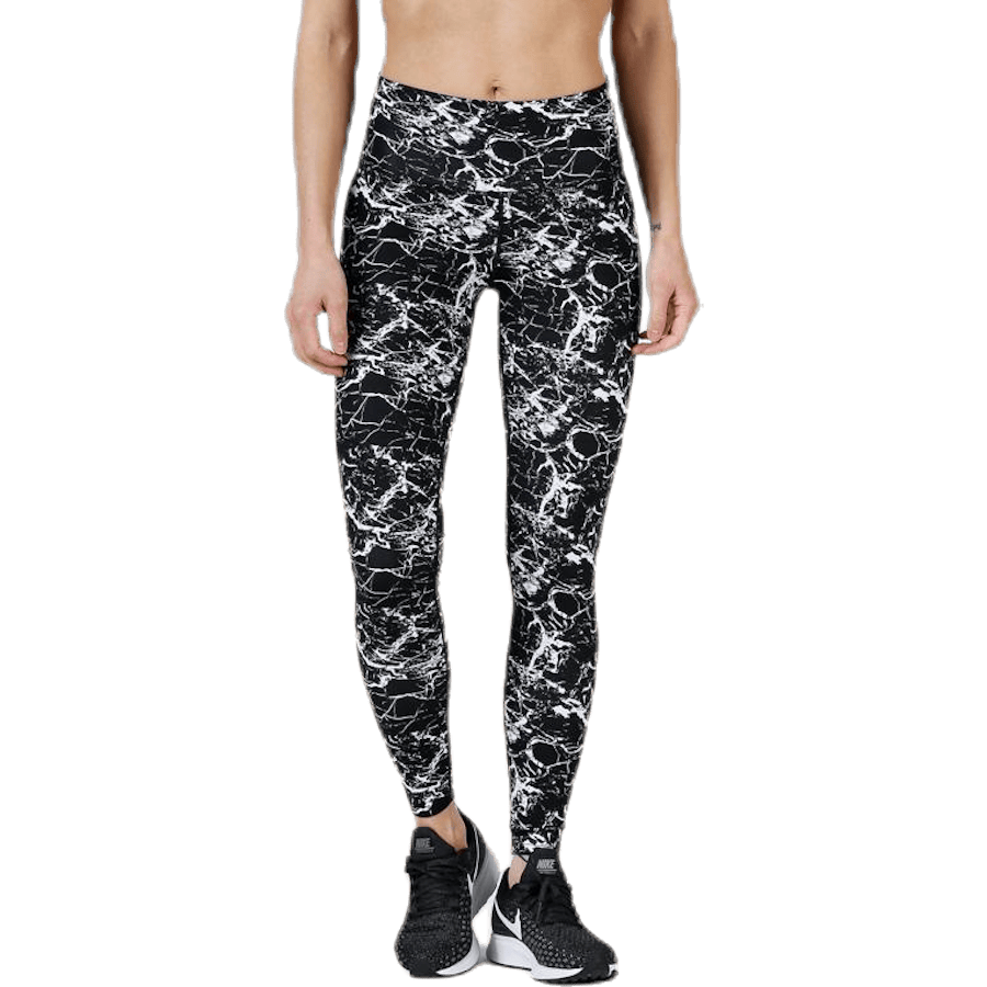 Alec Printed Tights White/Black - Bild 3