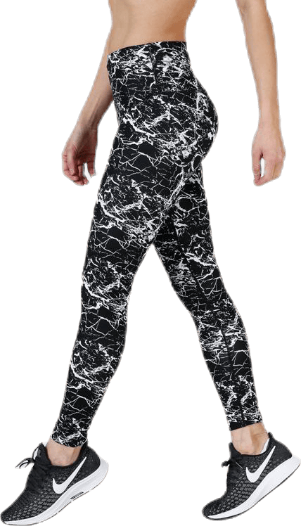Alec Printed Tights White/Black