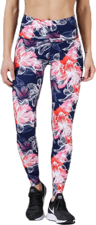Alec Printed Tights Patterned, Female, Apparels, Leggings, Workout, Patterned, 44