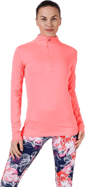 Timika Performance Midlayer Pink, Female, Apparels, Shirts, Running, Pink, 38