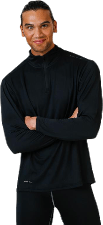 Angelo Midlayer Black, Male, Odevy, Tričko, Beží, Čierna, S