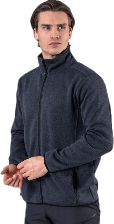 Pareman Melange Fleece Jacket Grey - Bild 2