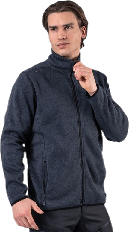 Pareman Melange Fleece Jacket Grey - Bild 4