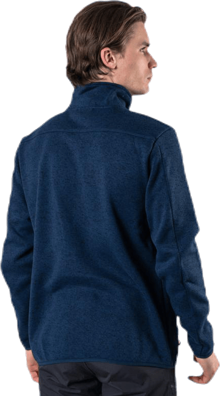 Pareman Melange Fleece Jacket Blue - Bild 3