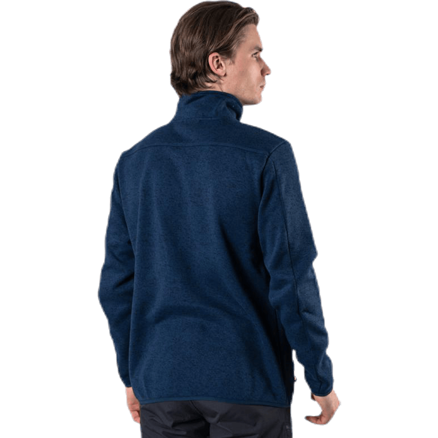 Pareman Melange Fleece Jacket Blue - Bild 3