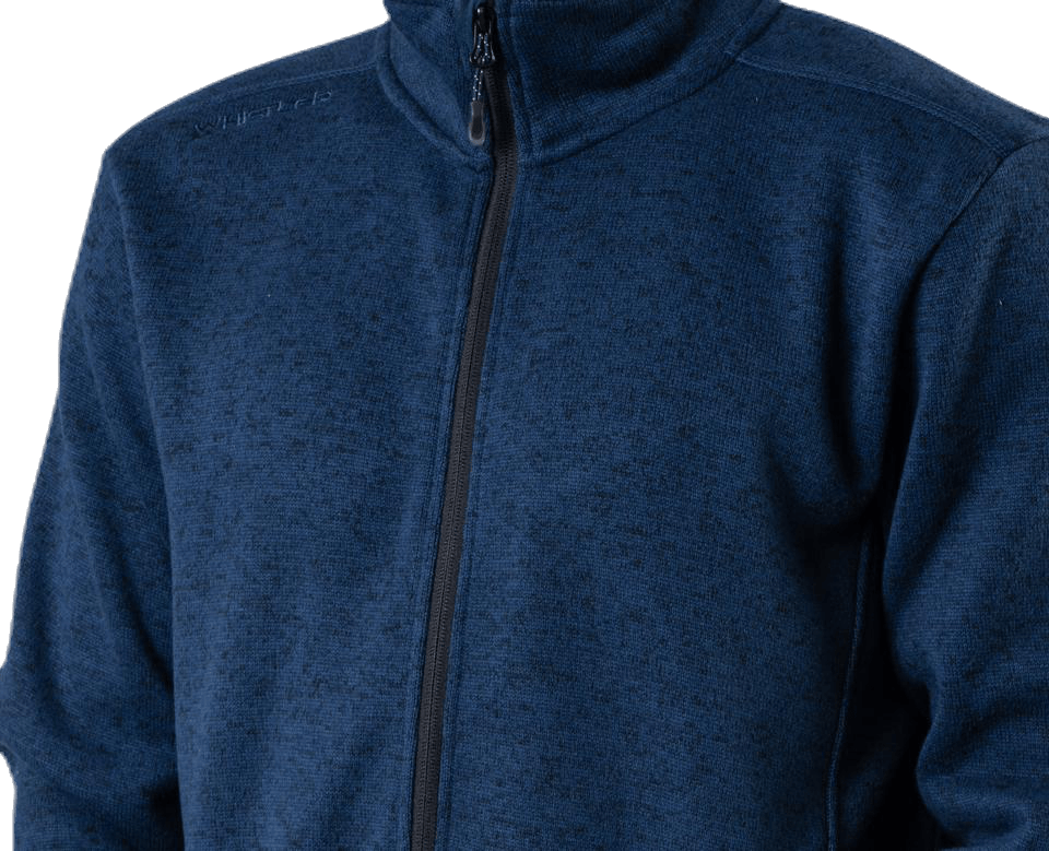 Pareman Melange Fleece Jacket Blue - Bild 5