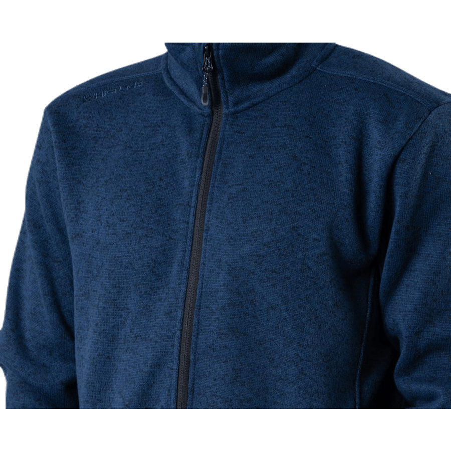Pareman Melange Fleece Jacket Blue - Bild 5