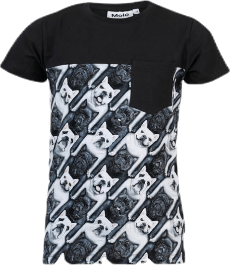 Rubinsky Bulldog Black, Unisex, Apparels, T-shirt, Black, 122