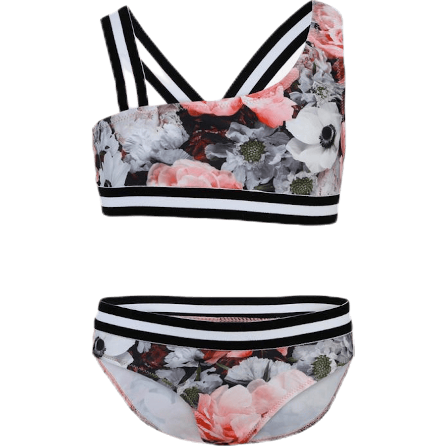 Nicola Bikini Orange/Grey