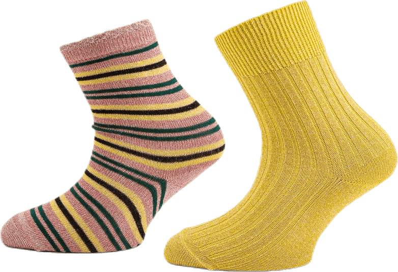 Nomi 2-Pack Pink/Yellow