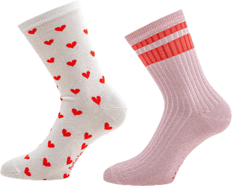 Nomi 2-Pack Pink/White