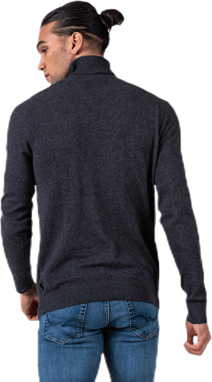 Emil Knit Roll Neck Grey - Bild 3