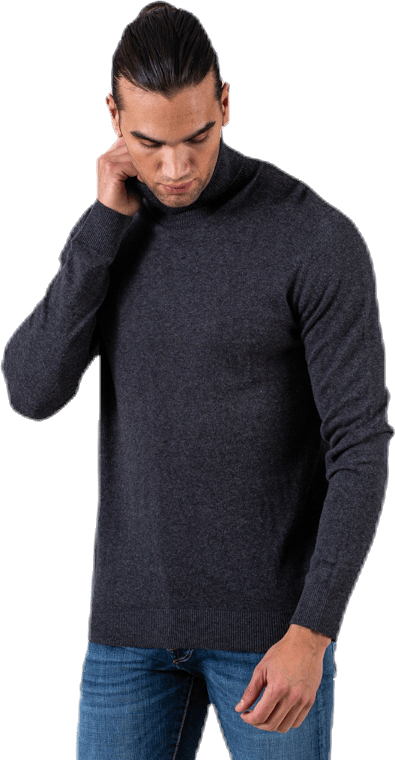 Emil Knit Roll Neck Grey - Bild 4