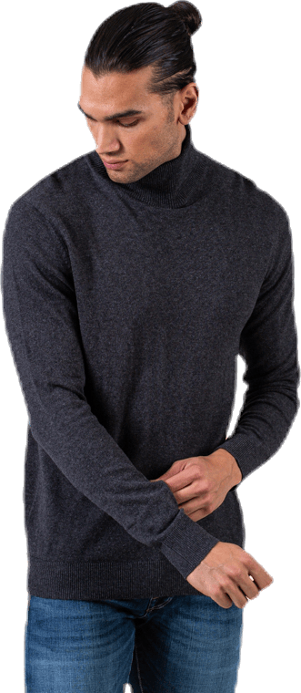 Emil Knit Roll Neck Grey - Bild 5