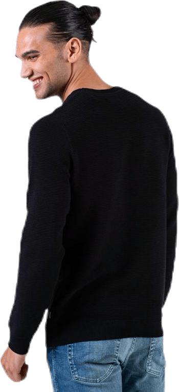 Liam Knit Crew Neck Black - Bild 5